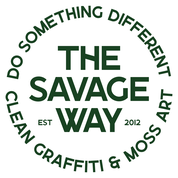 The Savage Way Clean Graffiti logo